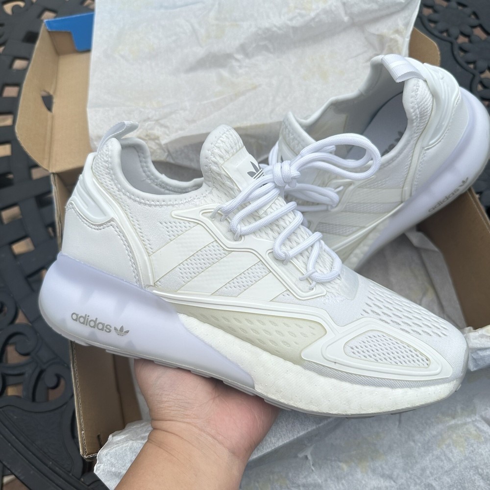 Adidas ZX 2K Boost J Cloud White Big Kid’s Athletic Shoes FW1910