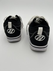 Heelys Pro 20 Canvas Low Top Black Roller Skate Shoes Sneakers HES10393 Youth 3