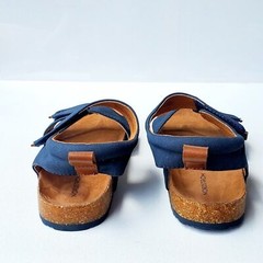 Nordstrom Colton Cork Kids Unisex Blue hock and loop Sandal NWOT size 2,4