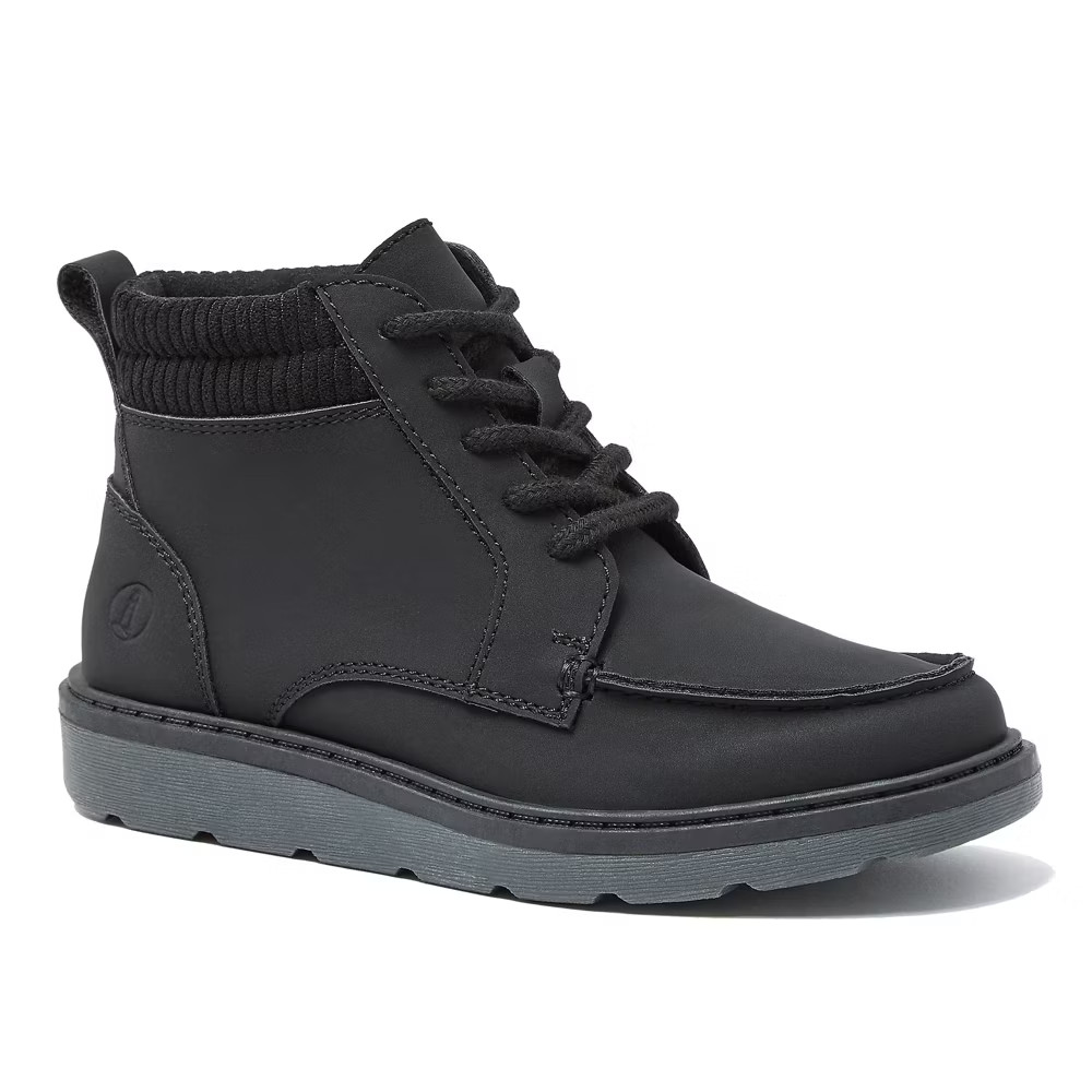 Lands‘ End Kids Moc Toe Flannel Lined Lace Up Boots – 2