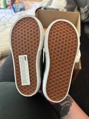 NEW WITH BOX, Never Worn- Toddler Vans Half Cab Decon Sneakers Size 8 US