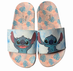 Disney Lilo & Stitch Stitch Slide Sandals Tropical Pink/Blue US 8