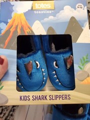 KIDS TOTE SHARK SLIPPERS NEW