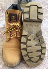 Timberland Big Kids 6 Inch Basic Waterproof Wheat Leather Boots Size 6M #10960