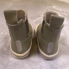 Reima Kids Rubber Rain Boots Size 7.5 Chelsea Waterproof Youth Army Green
