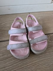 Crocs Toddler Crocband Cruiser Sandals, Ballerina/Lavender, C10