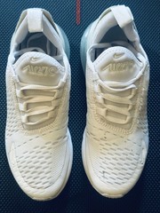 Nike Air Max 270 Low White Silver size US 4Y