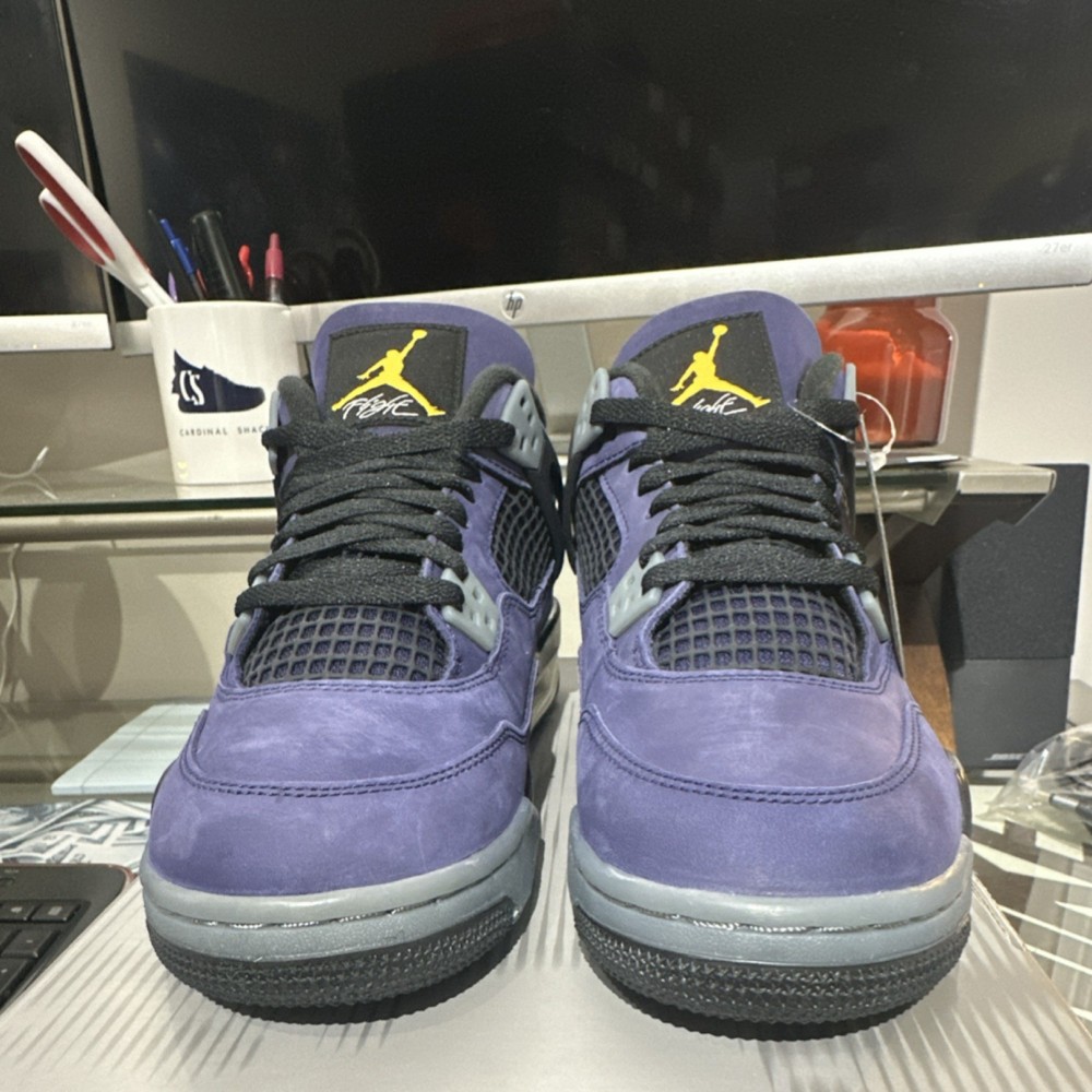 Nike Air Jordan 4 Retro OG (GS) Imperial Purple Multicolor 6.5Y Kids Sneaker