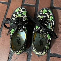 Vans Simpsons Bart Skateboarding Classic Shoes Kids 10.5