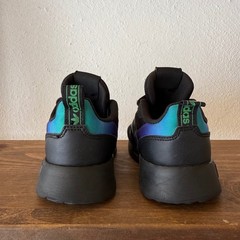 Adidas Multix Black Rainbow Gradient Sneakers Kids Size 9K HR1222