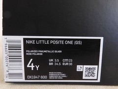 Nike Little Posite One Foamposite GS Polarized Pink-Silver Sz 4Y [DX1947-600]