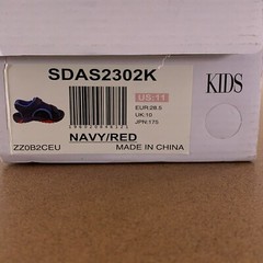 Dream Pairs Kids Shoe Size 11 Navy Red Outdoor Quick Dry Sport Sandals NWB