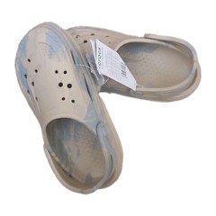 Crocs Unisex Off Grid Marbled Clog Comfort Slip On Cobblestone SZ 5 Men /7W NEW