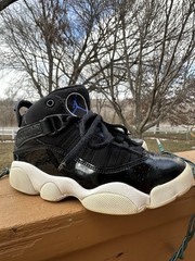 AIR JORDAN! Black/Blue/White, Size 11C.