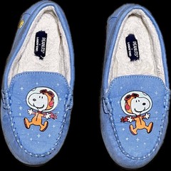 Lands‘ End X Peanuts Kids Slippers with Snoopy and Woodstock Youth 2M