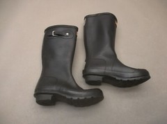 Hunter Boot Size 3G Kids Unisex Original Tall Rubber Wellington Rain Boots SH-17