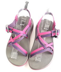 Chaco Big Kid’s ZX/1 Ecotread Sandal Magenta Jam Size 2