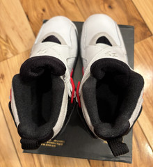 Nike Jordan 8 Retro PS Bugs Bunny White Black True Red 305369 100 Size 11C