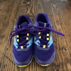 Reebok SmoothFlex Kids Athletic Sneakers Purple Blue Yellow US 2.5 EUR 33