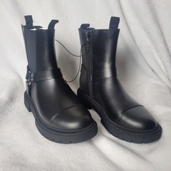 Kids Crosby Harness Moto Boots art class black size 4