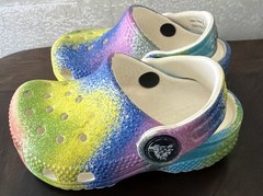 Crocs Classic Solarized Multicolor Toddler Clog Size C4 Tie Dye
