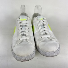 Nike Blazer Low Pop GS Sneaker Girls 7Y White Volt Swoosh Comfort neon shoes
