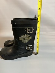 Harley Davidson Rubber Kids Boots 7/8