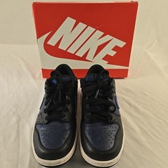 Size 4y (GS) – Nike Dunk Low Midnight Navy/Game Royal/Black With Box