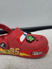 Crocs Lightning Mcqueen Classic Clog Cars Disney Pixar Light Up Red C 10