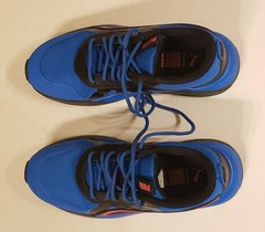 Puma Unisex-Children Excursion Racing Blue Red Puma Black Size 5 Big Kids
