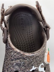 Size C8 Crocs Classic Clog x Carrots with Jibbitz Soil Espresso