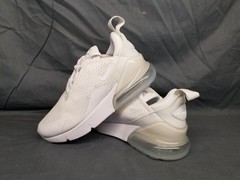 Nike Kids Air Max 270 (PS) Sneakers Mesh White Size 13c NEW NO BOX!