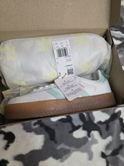 Adidas Sambae J ‚Cloud White Mint‘ / JQ1314 / Youth Size 5- Fits Women’s Size 6
