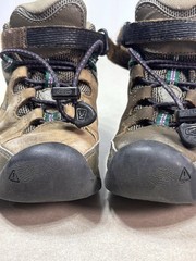 KEEN Targhee Mid Waterproof Dark Earth Hiking Boots Trail KIDS Sz 11 1026296