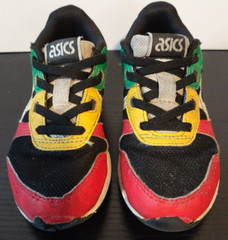 ASICS Kid’s 1204A056 LYTE CLASSIC PS Sportstyle Shoes Red Yellow Green Blue K10