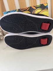 Heelys Pro 20 HE100757H Black Red White Youth US 5 Sneaker with Wheels