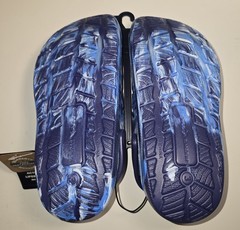 Rugged Shark Big Boys SIZE 3 Casual Fleece Lined Clogs Color Blue /Navy Camo NEW