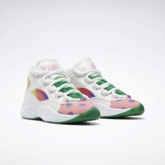 Reebok Junior’s Iverson Question Mid X CandyLand Basketball GZ0081 White/Green