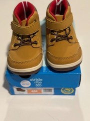 STRIDE RITE 360 INDIANA Sneaker Boots Walking Shoe Baby NIB Honey Yellow