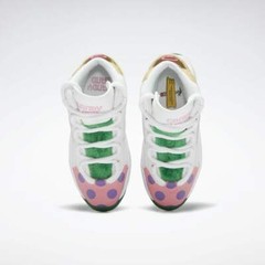 Reebok Junior’s Iverson Question Mid X CandyLand Basketball GZ0081 White/Green