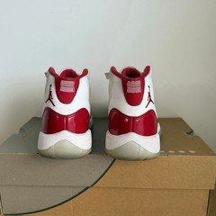 Nike Air Jordan 11 Retro “Cherry” Big Kids Sneakers 378038-116- SZ 4 Y