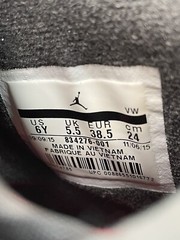Air Jordan 2 Retro BG ‚Alternate 87‘ 834276-001 Size 6Y Black Red Sneakers