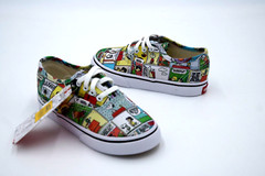 Vans Authentic Peanuts Comics Toddler 9.5 Skate Shoes New Snoopy Charlie
