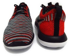 Nike Roshe Two Flyknit Youth Girl Boy Running Train Shoe Orange Grey 844619 800