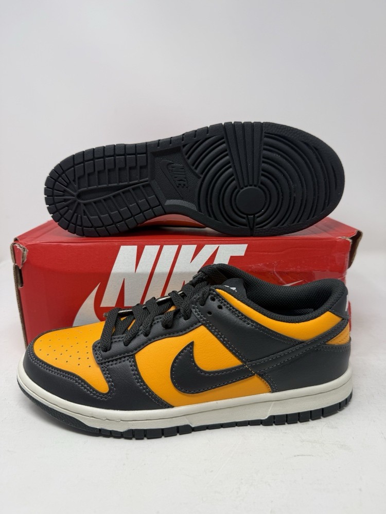 Nike Dunk Low Sundial Anthracite Sail Shoes FB9109-701 GS Size 5.5Y Women Size 7