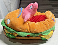 SpongeBob & Patrick Patty Wagon Plush Slippers Size 6 Unisex Kids