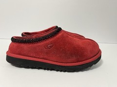 Ugg Tasman Samba Red Sheepskin Slippers Youth 4 Women 5.5