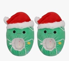 Squishmallows Kids Slippers Plush Carol Christmas Tree 13/14 New