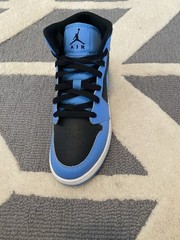 Size 6.5 (GS) – Jordan 1 Mid University Blue Black