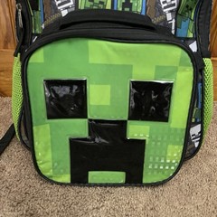 Minecraft Crocs J5, T-shirts, Hat, & Backpack W/Lunchbox Lot